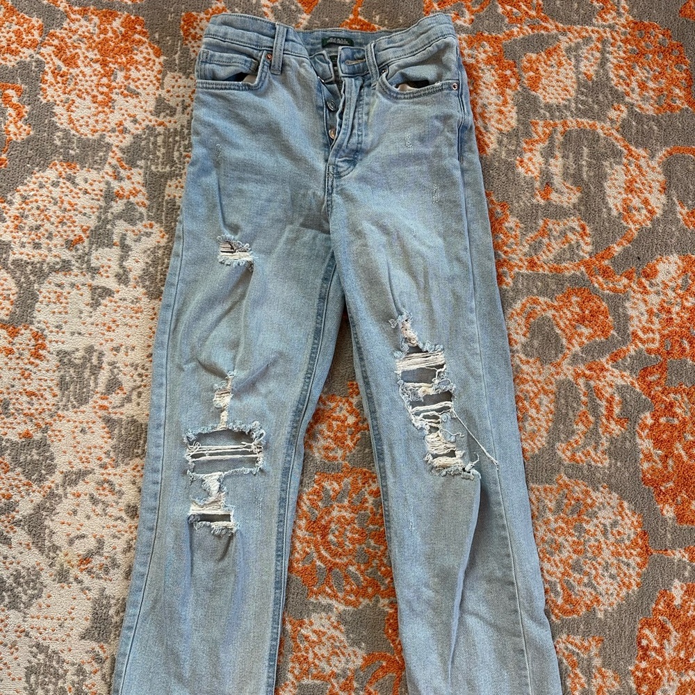 Wild Fable Distressed Light Blue Women's Jeans Size 00